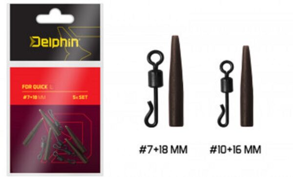 Set Agrafe rapide + con Delphin FDR Quick S / 5buc