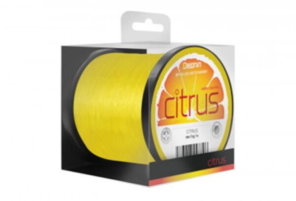 Monofilament Delphin Citrus galben, 0.30mm, 600m