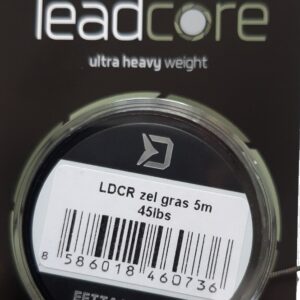 Fir Leadcore Delphin, 45 lbs, maro, 5 m